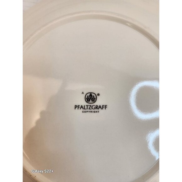 Christmas Pfaltzgraff Snow Village 11-inch Plates Holiday Dinnerware - Picture 4 of 10